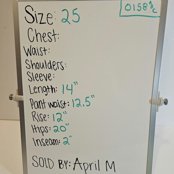 Revolve Weworewhat Womans 25 Flare Bell Shorts Stretch Twill Denim Tie Dye NEW - Picture 8 of 8